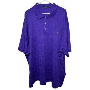 Polo Ralph Lauren Polo Shirt Men's Size 4XB Purple Short Sleeve Cotton